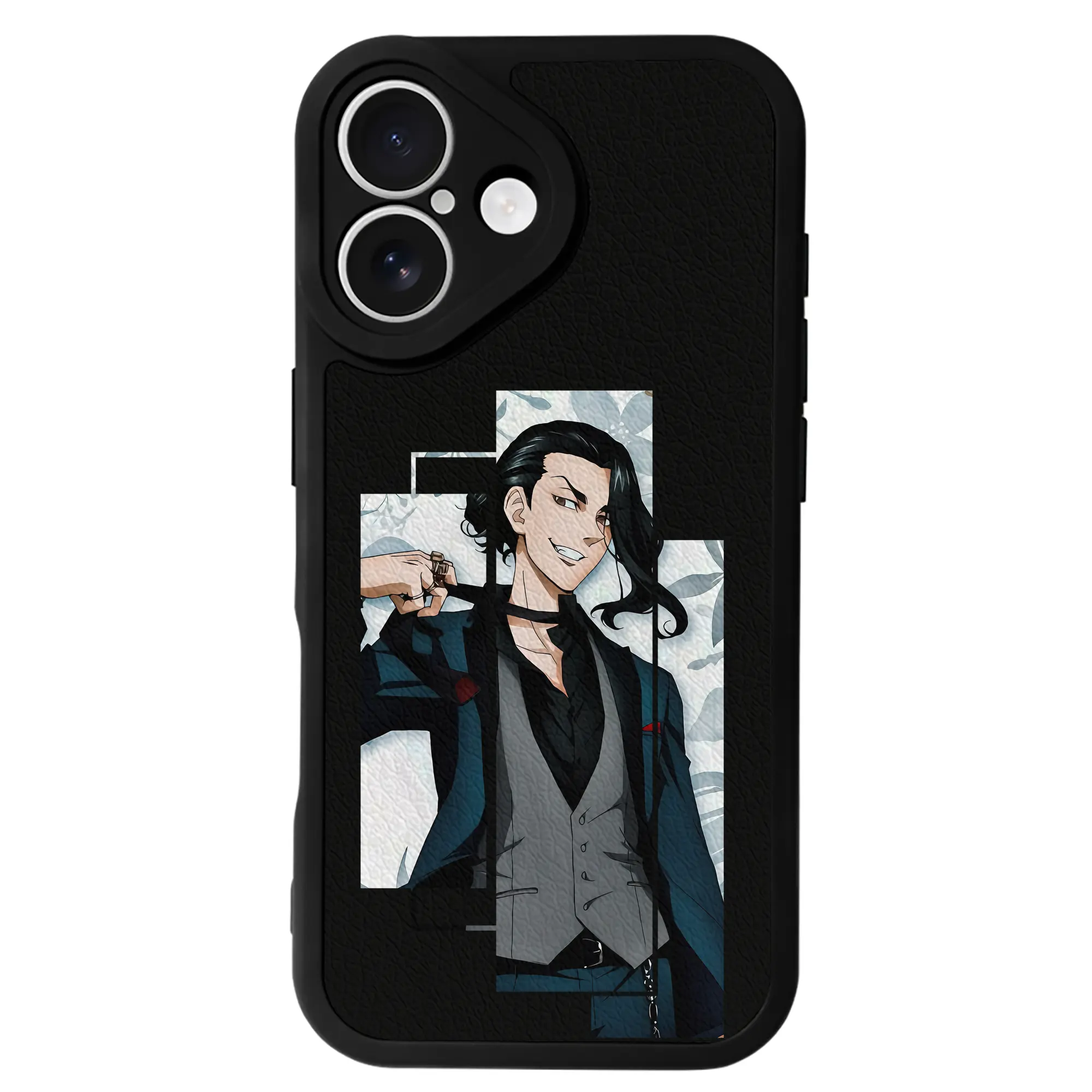 東京リベンジャーズ グッズ,場地圭介 - IPhone 16シリーズ対応 ・ シリコンスマホケース ・ レザー調 ・ 高精度フィット ・ 耐衝撃 ・ ワイヤレス充電対応 ・ 精密カット